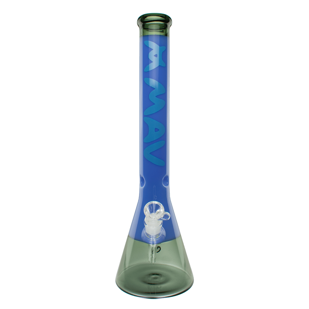 MAV Glass Bong Lavender 18" Color Float Beaker Bong