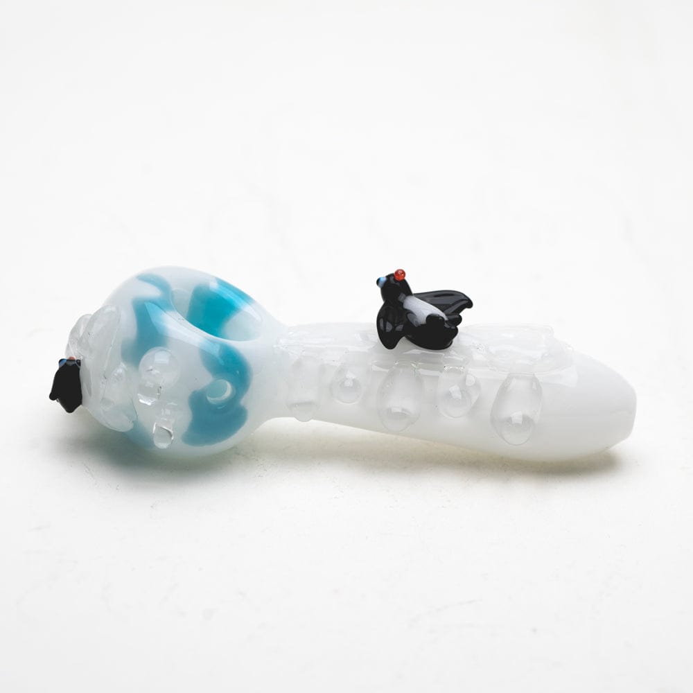 Empire Glassworks Hand Pipe Icy Penguins Mini Spoon