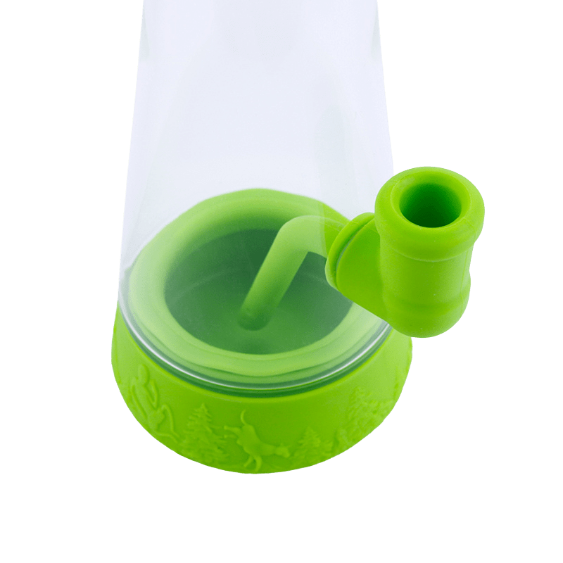 Cloud 8 Smoke Accessory Water Pipe Glow in The Dark Flying Saucer Silicone Mini Bong
