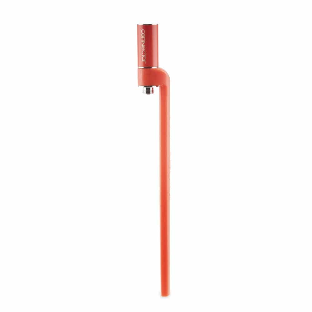 Ooze Dab Straw Red Ooze x Stache ConNectar - 510 Thread Dab Straw Vape Pen Attachment