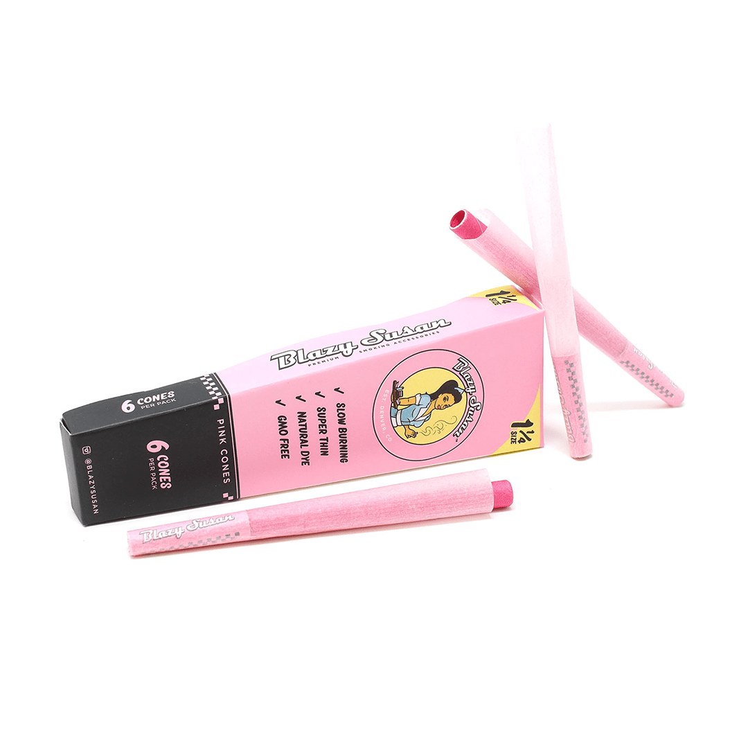 Blazy Susan Rolling Papers Blazy Susan Pink Paper Cones