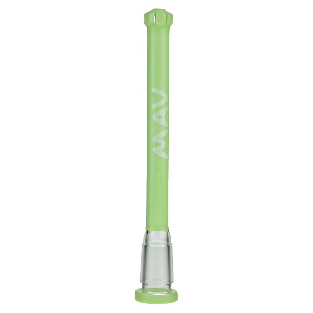 MAV Glass Downstem 5" / Slime 5" Showerhead Slitted Colored Downstem