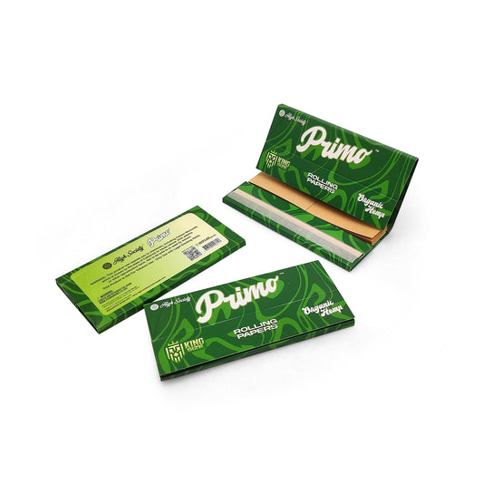 The Puff Brands High Society - Primo Organic Hemp Rolling Papers w/ Crutches - King Size - (1) Booklet