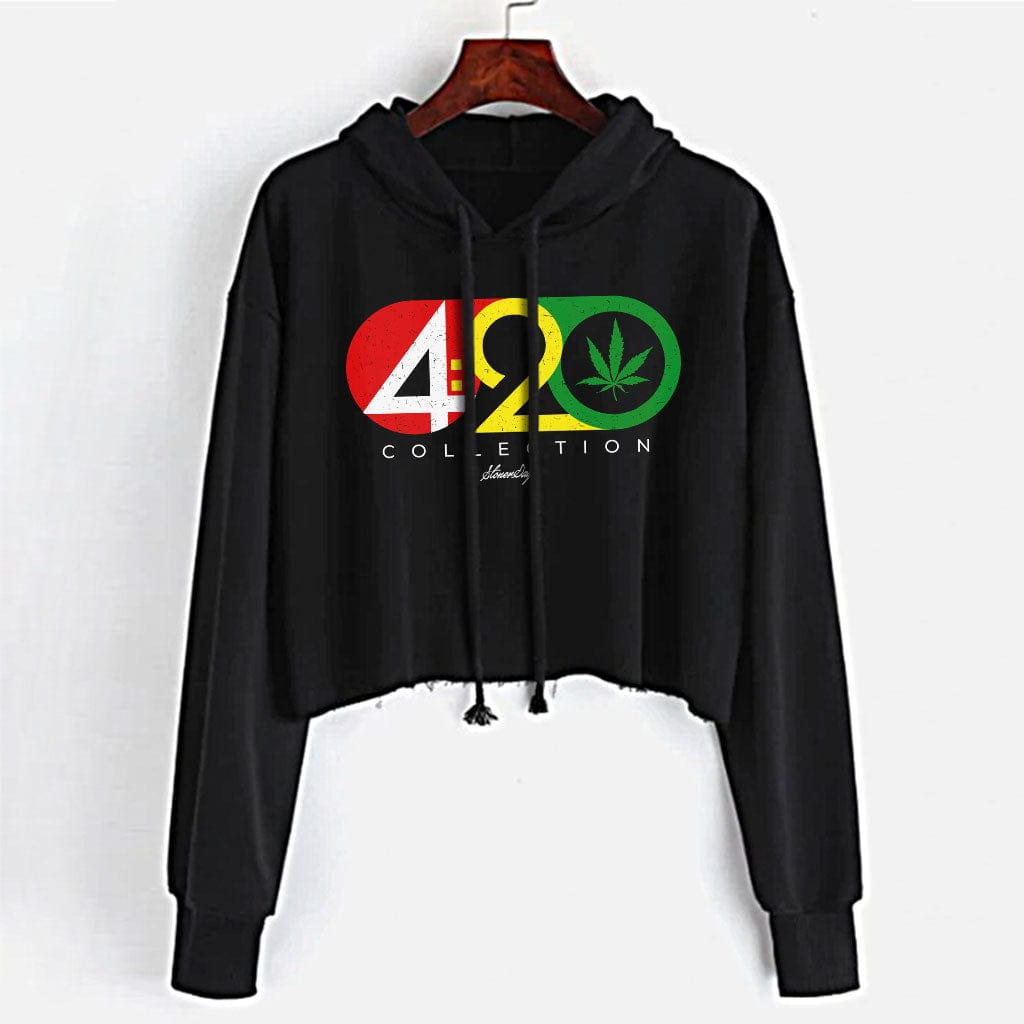 StonerDays crop top hoodie 420 Collection Crop Top Hoodie