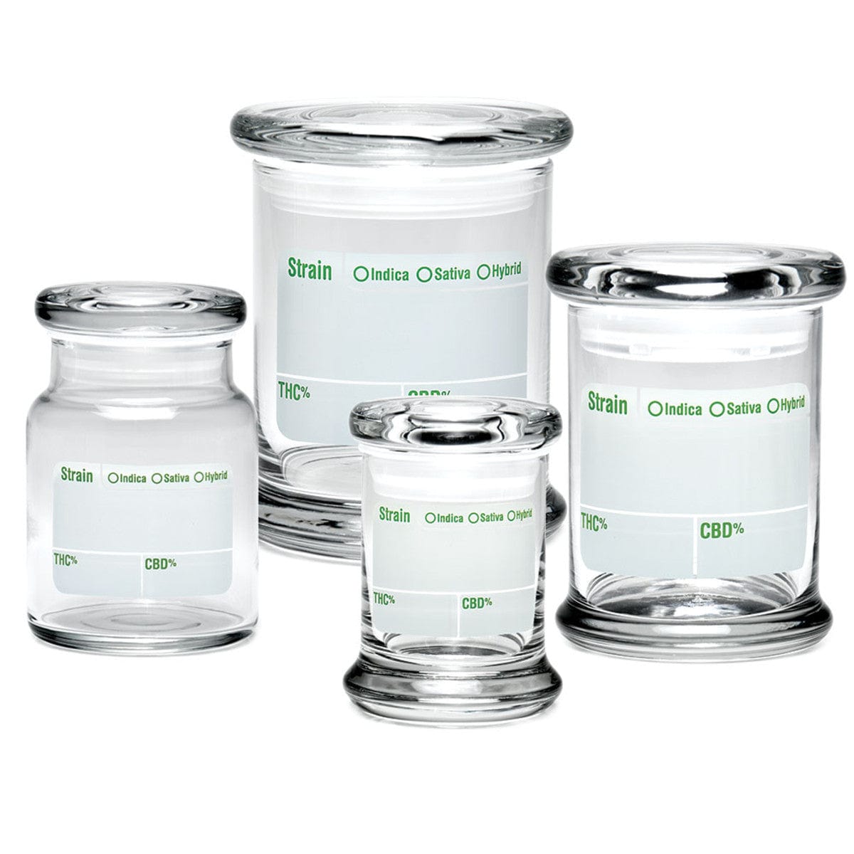 420 Science Storage Container Modern Write & Erase Pop Top Jar