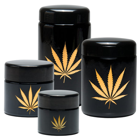 420 Science Storage Container Gold Leaf UV Protective Screw-Top Jar