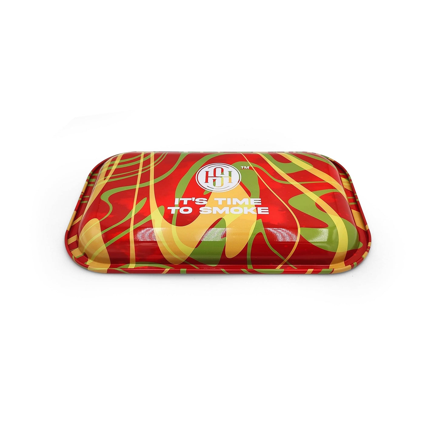 High Society High Society | Medium Rolling Tray - Rasta