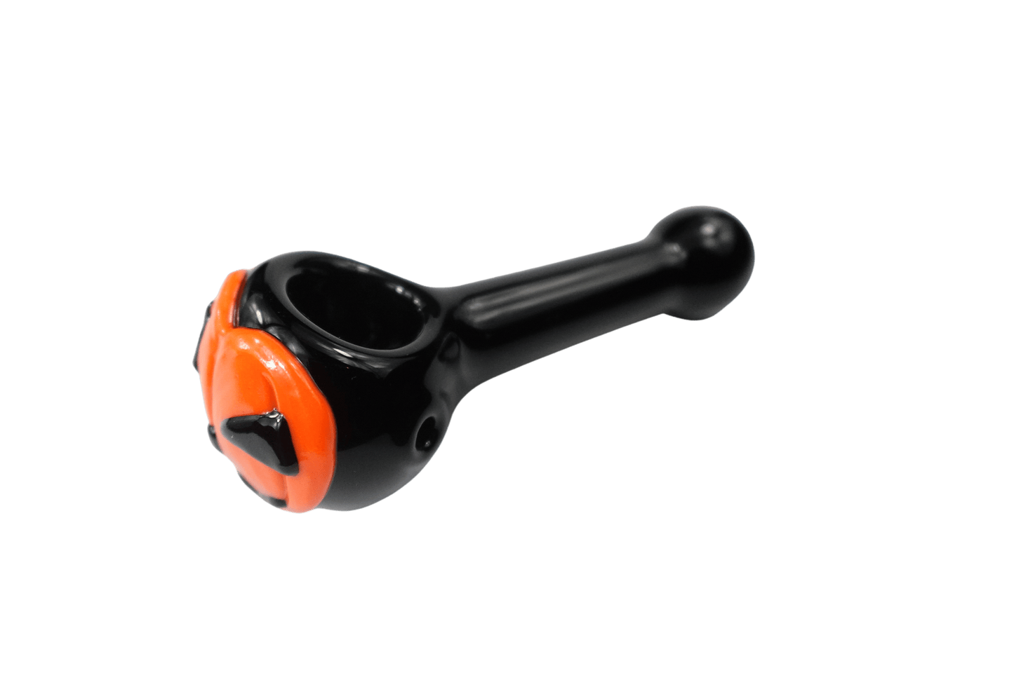Cloud 8 Smoke Accessory Hand Pipe 5'' Halloween Pumpkin Face Jack O'Lantern Glass Spoon Glass Hand Pipe