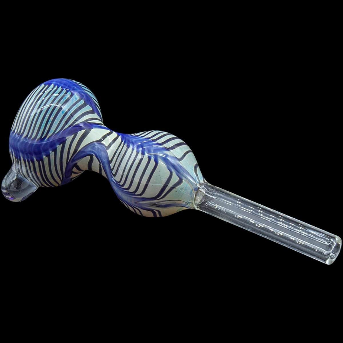 LA Pipes Smoking Accessory Wrap-n-Rake Bubble Pull-Stem Slide Bowl