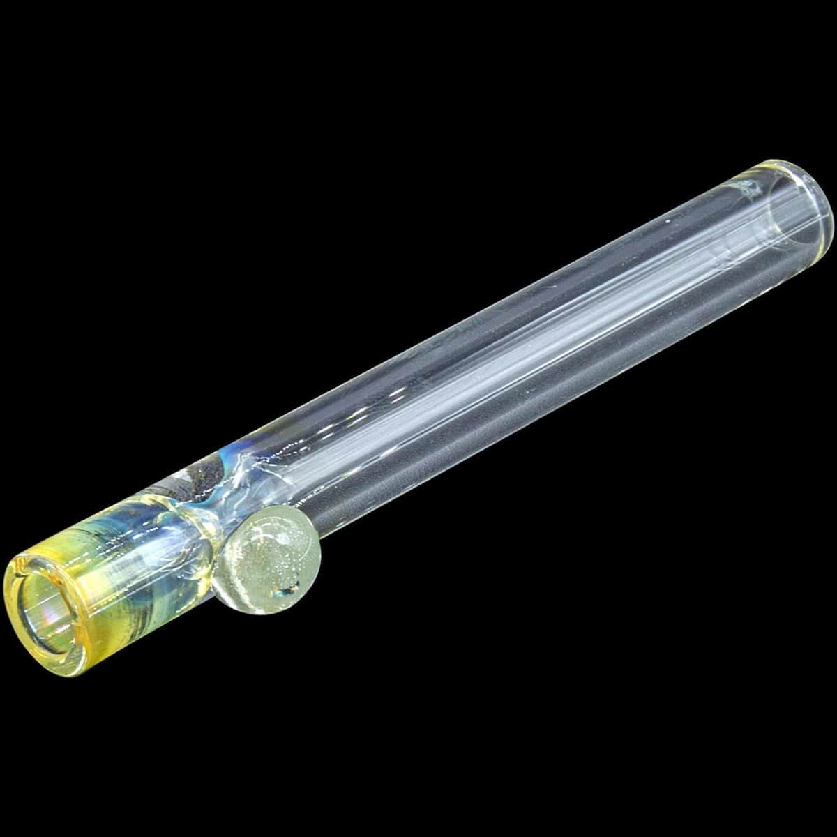 LA Pipes Hand Pipe "One Hitter Never Quitter" Glass One-Hitter