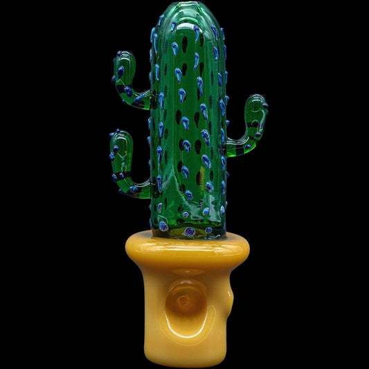 LA Pipes Hand Pipe "Glass Saguaro" Cactus Pipe