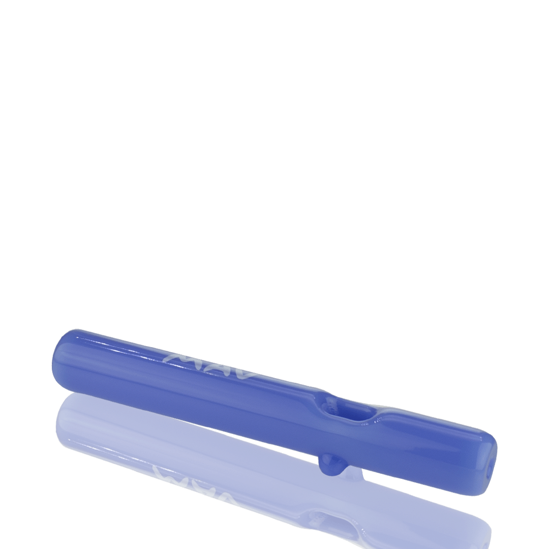 MAV Glass Hand Pipe Lavender 7" Steamroller