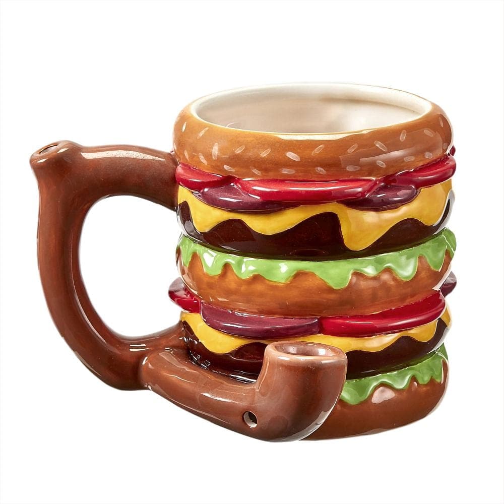 FashionCraft Cannabis Cheeseburger Pipe Mug