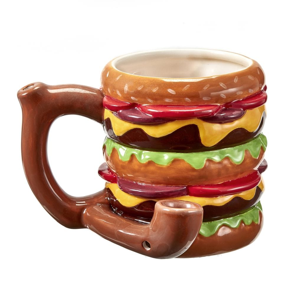 FashionCraft Cannabis Cheeseburger Pipe Mug