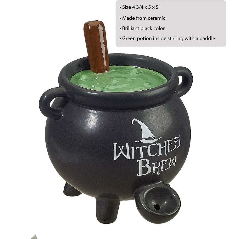 FashionCraft Cannabis witches brew cauldron pipe