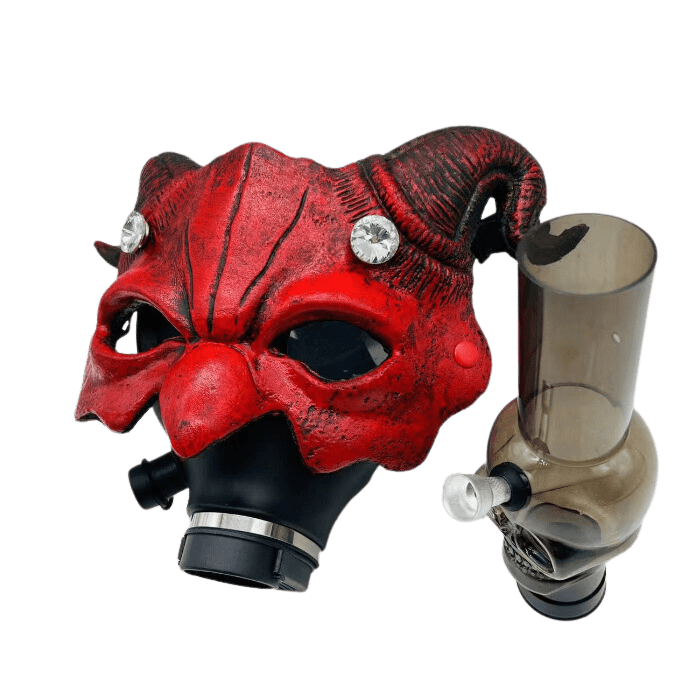 Cloud 8 Smoke Accessory bong Devil Halloween Style Gas Mask Bong Mask Hookah