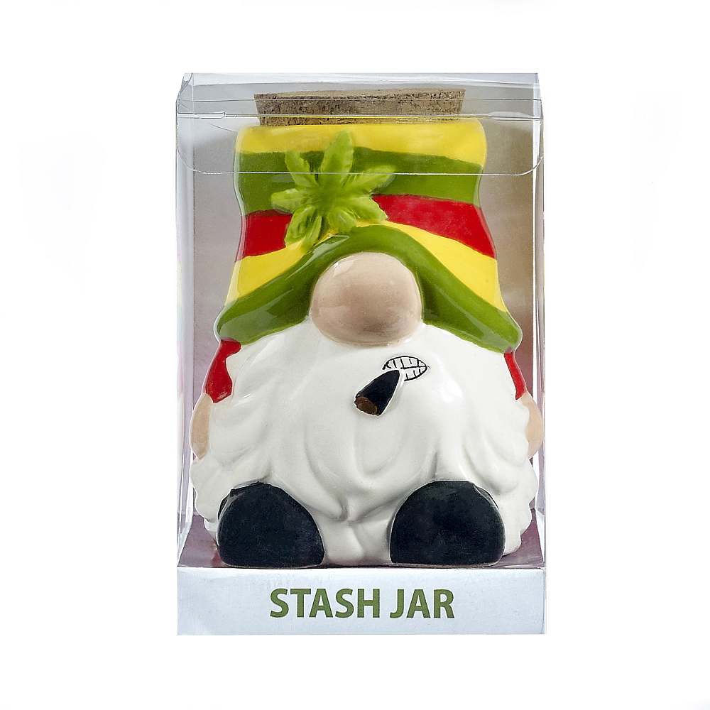 FashionCraft Cannabis Gnome stash jar