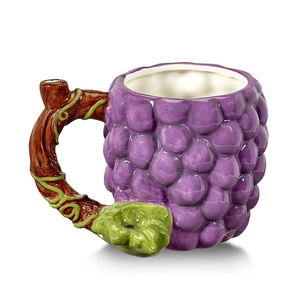 FashionCraft Cannabis Grapes pipe mug