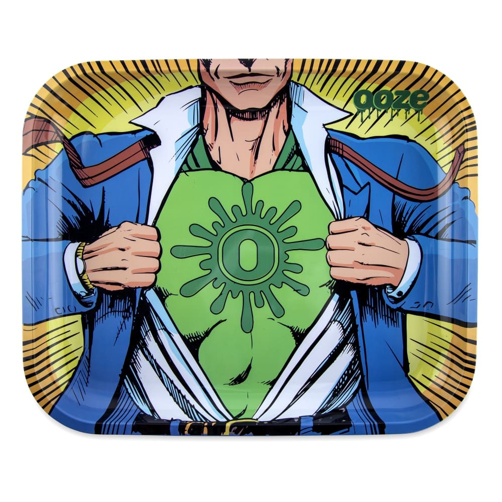 Ooze Rolling Mats and Trays Captain O Rolling Tray - Metal - Large