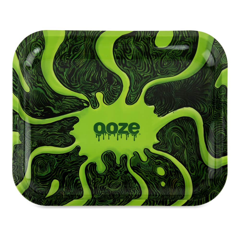 Ooze Rolling Mats and Trays Abyss Rolling Tray - Metal - Large