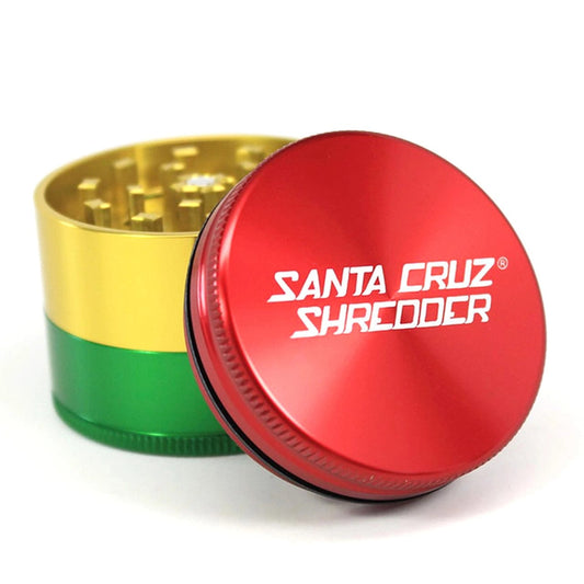 Santa Cruz Shredder Grinder Rasta Santa Cruz Shredder 3 Piece Small Grinder