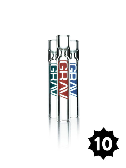 GRAV Hand Pipe 9mm GRAV® Clear Taster® - Pack of 10