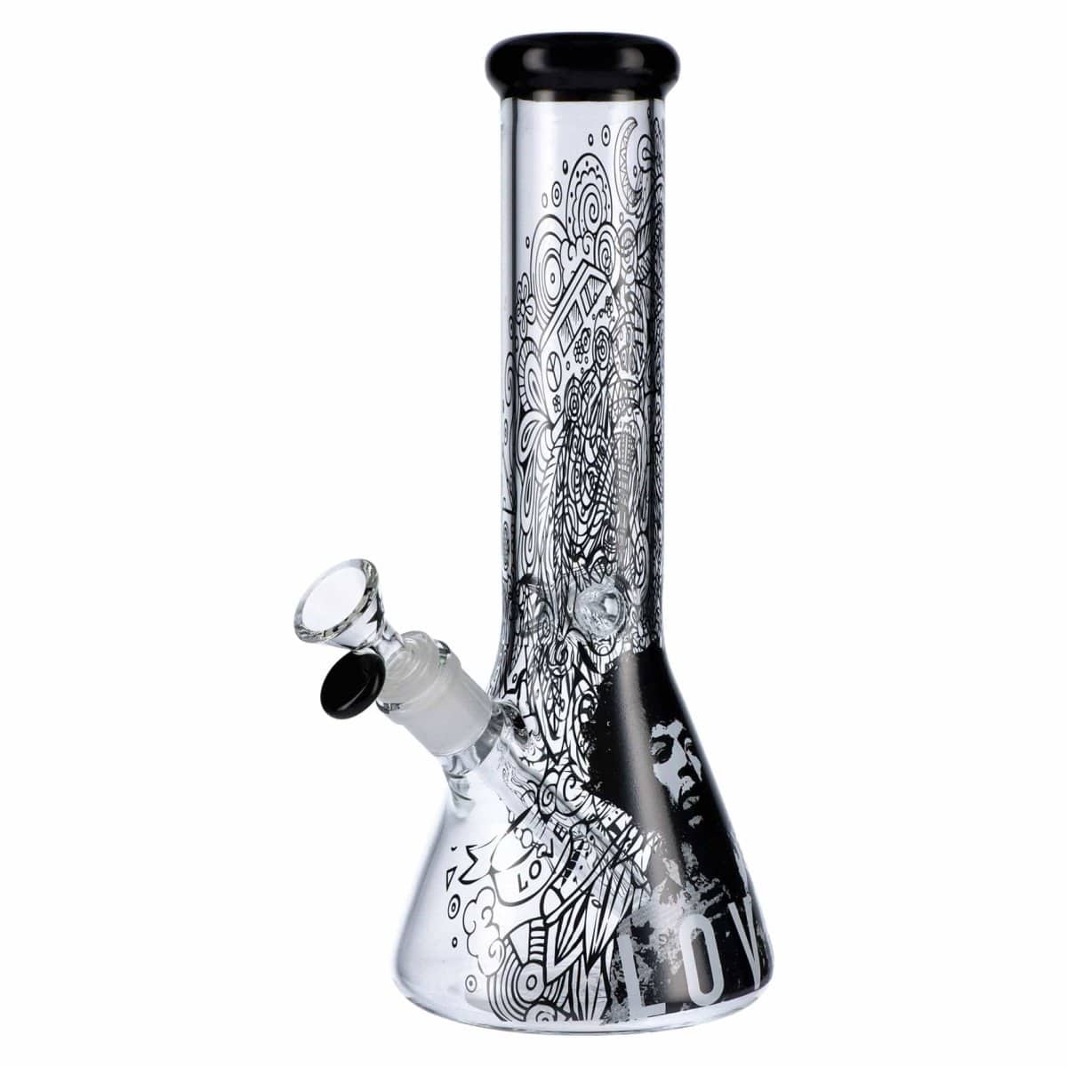 Valiant Distribution HERB - WATER PIPES Rock Legends Jimi Love Water Pipe 12 in.