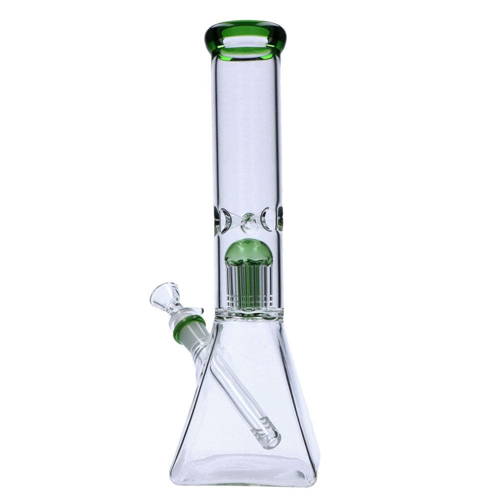 Daily High Club bong 12” Quad Base Beaker Water Pipe with Tree Percolator