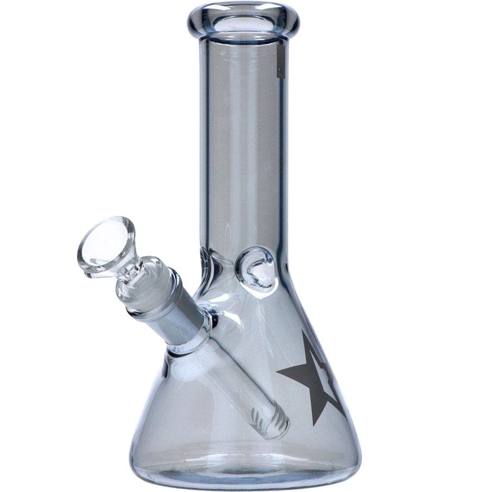 Famous Brandz bong Chrome 8” Fumed Glass Beaker Water Pipe