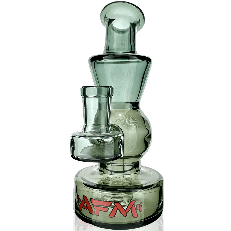 AFM Smoke Dab Rig Smokey 6" Full Color Glass Mini Dab Rig