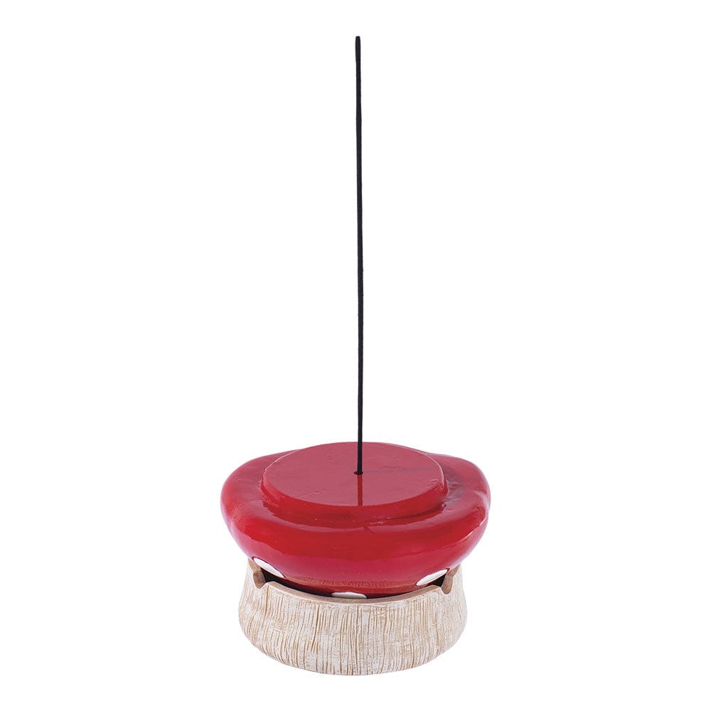 Fujima Ashtray Red Mushroom Covered Ashtray