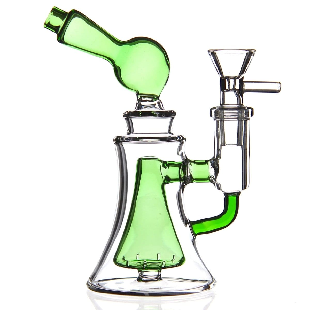 Benext Generation Glass Green Accented Scope Prism Bong