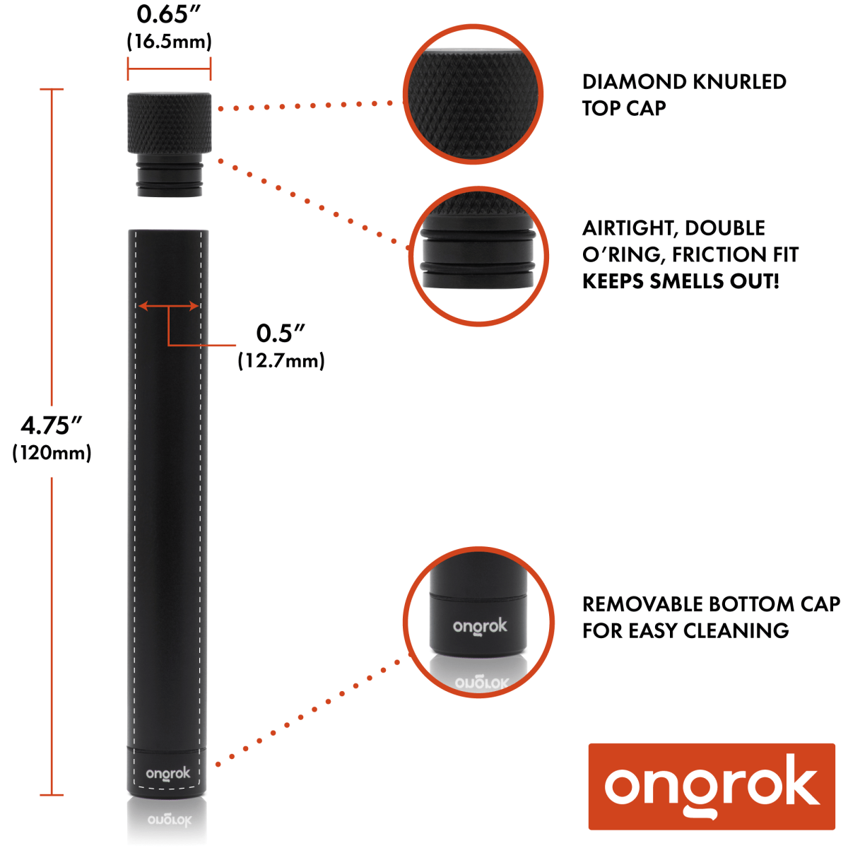 ONGROK EDC Premium Storage Tube | Single