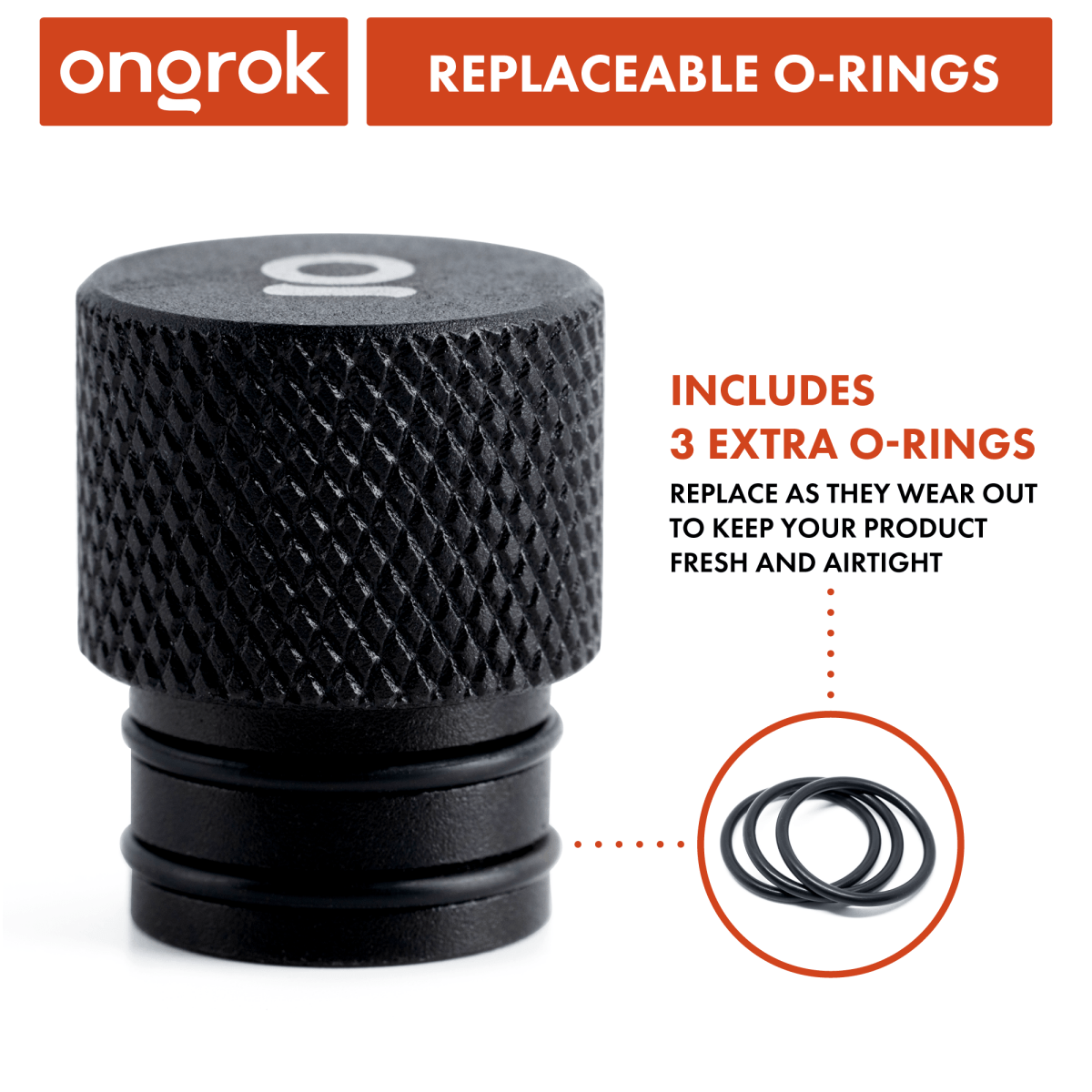 ONGROK EDC Black Premium Storage Tube | Single