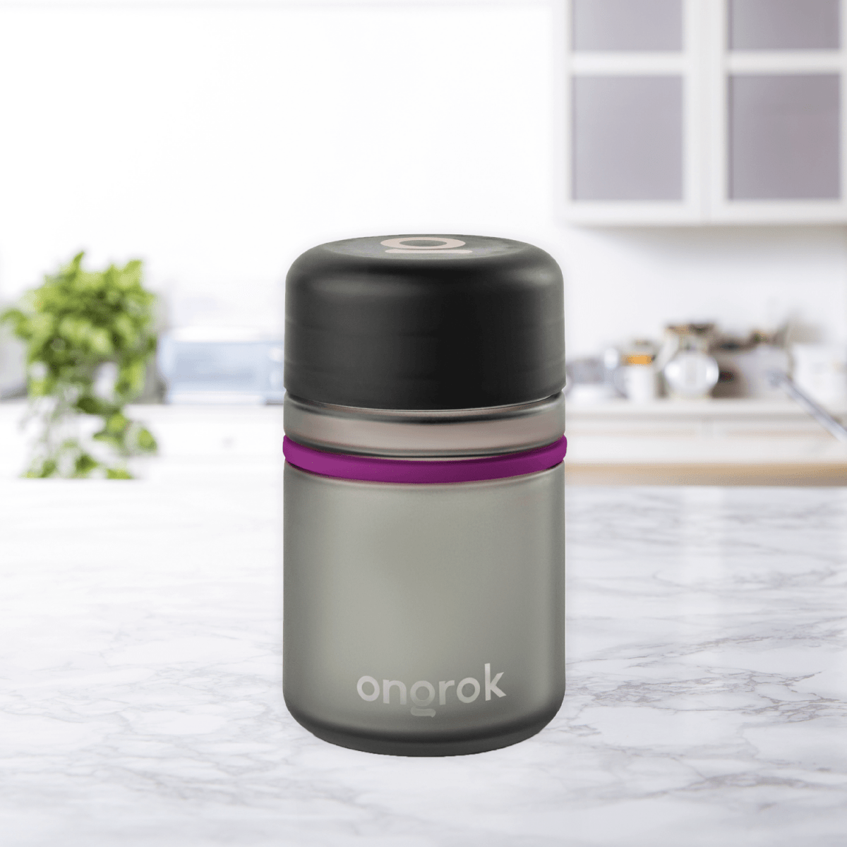 ONGROK 3 Pack Child Resistant Glass Storage Jar | 3 Pack, 180ml