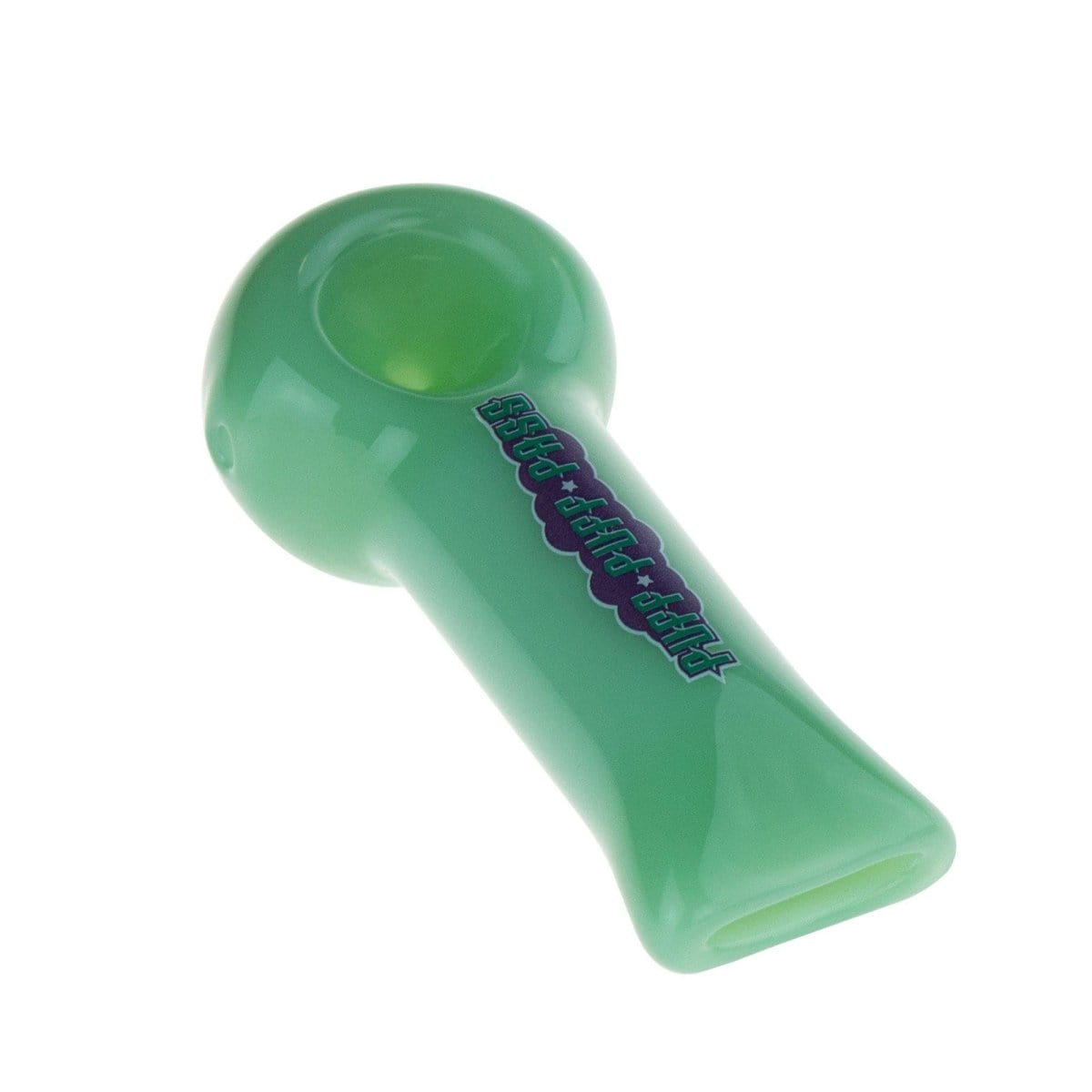 Puff Puff Pass Hand Pipe Milky Teal 4" Spoon Pipe