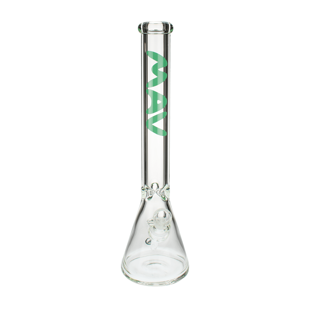 MAV Glass Bong Sea Foam 18" Classic Beaker Bong