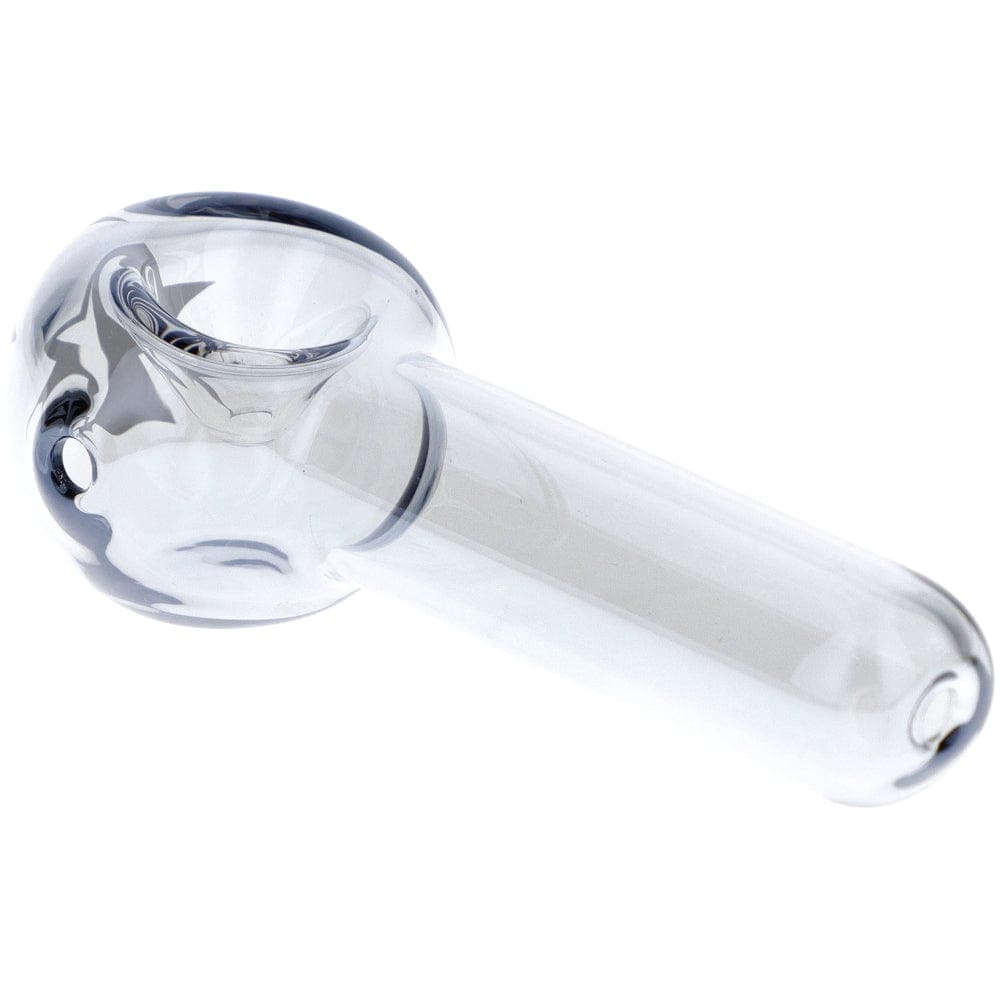 Famous Brandz Hand Pipe Famous X 3" Chrome Fumed Spoon Hand Pipe