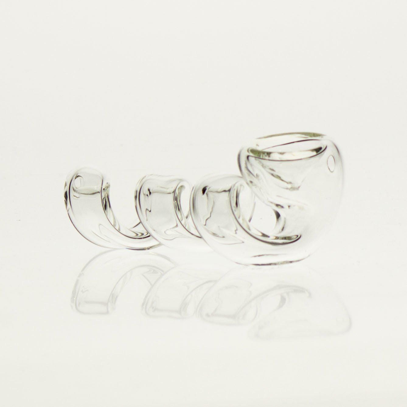 Daily High Club Hand Pipe Clear Twisted Pipe