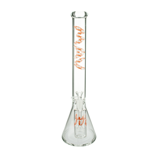 MAV Glass Bong 18" Cali Bear Specialty Slab Beaker Bong + Ash Catcher Combo