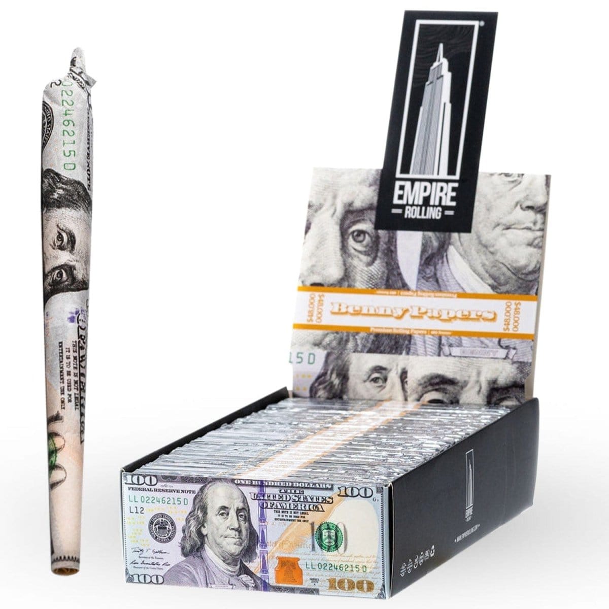 Empire Rolling Papers Benny Box (24 Wallets 480 Papers) BENNY OG Papers