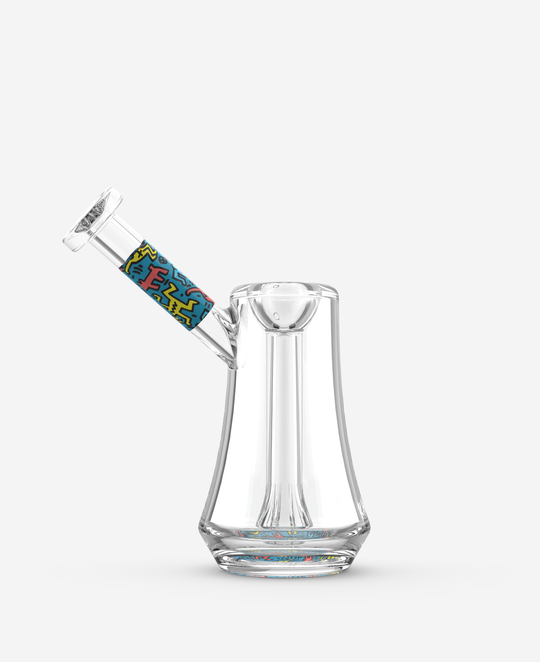 K. Haring Glass Collection Hand Pipe multiblu K.Haring Bubbler