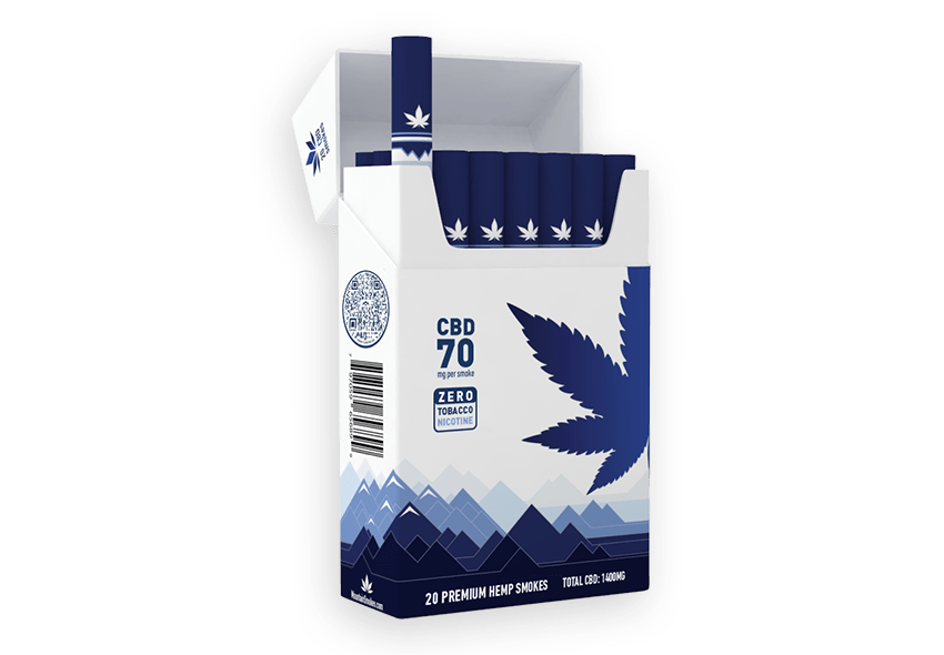 MOUNTAIN Smokes 20-Pack Natural Flavor 70mg CBD Hemp Smokes