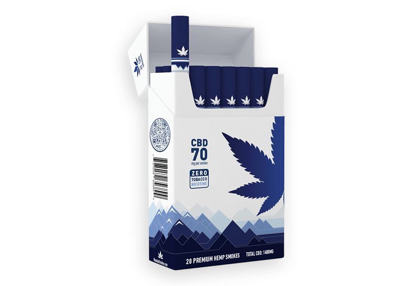 MOUNTAIN Smokes Carton of Ten 20-Packs Natural Flavor 70mg CBD Hemp Smokes