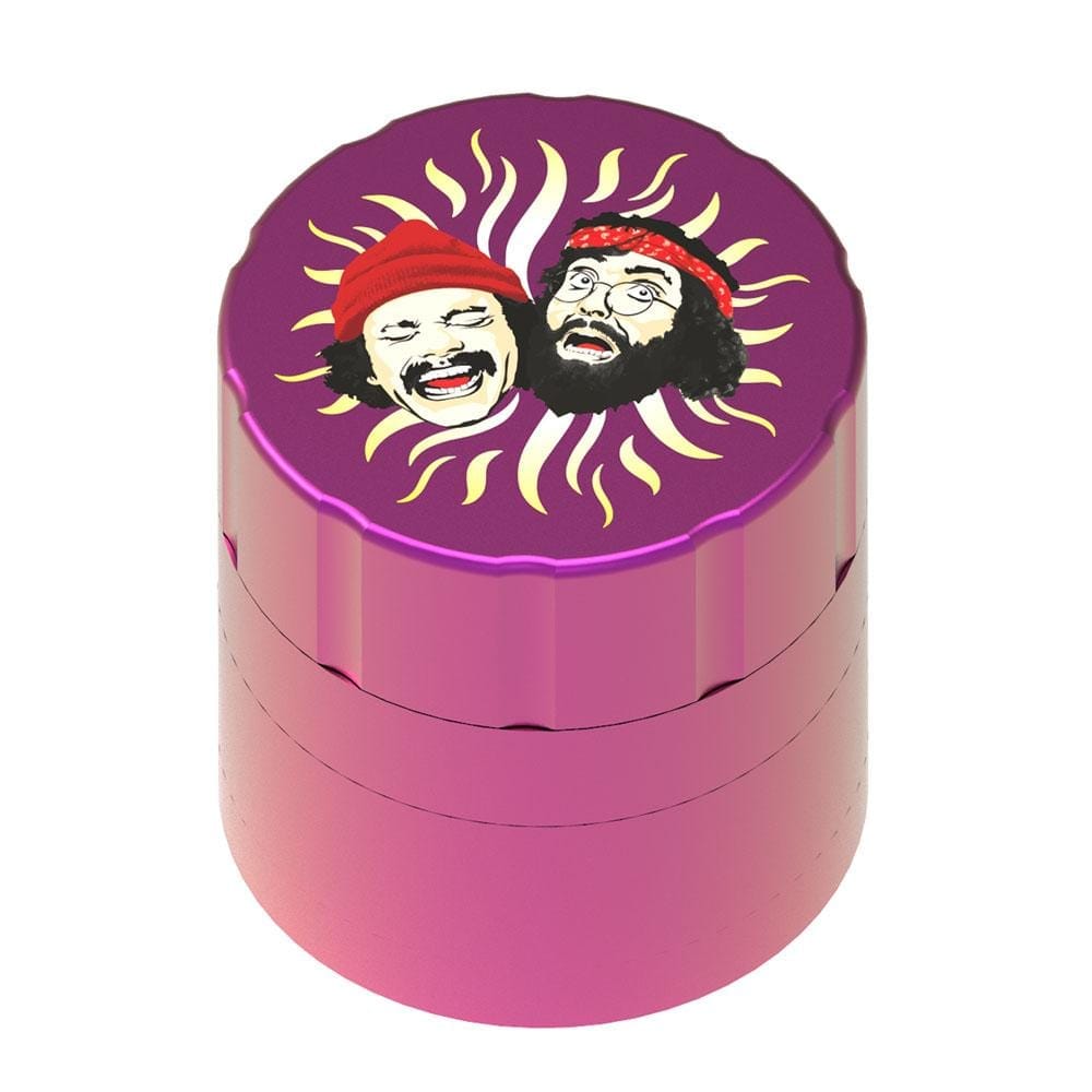 Cheech and Chong Up in Smoke Grinder Purple Up In Smoke 40th Anniversary 53mm 4-Piece Grinder