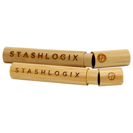 Stashlogix Storage Container Bamboo StashTube