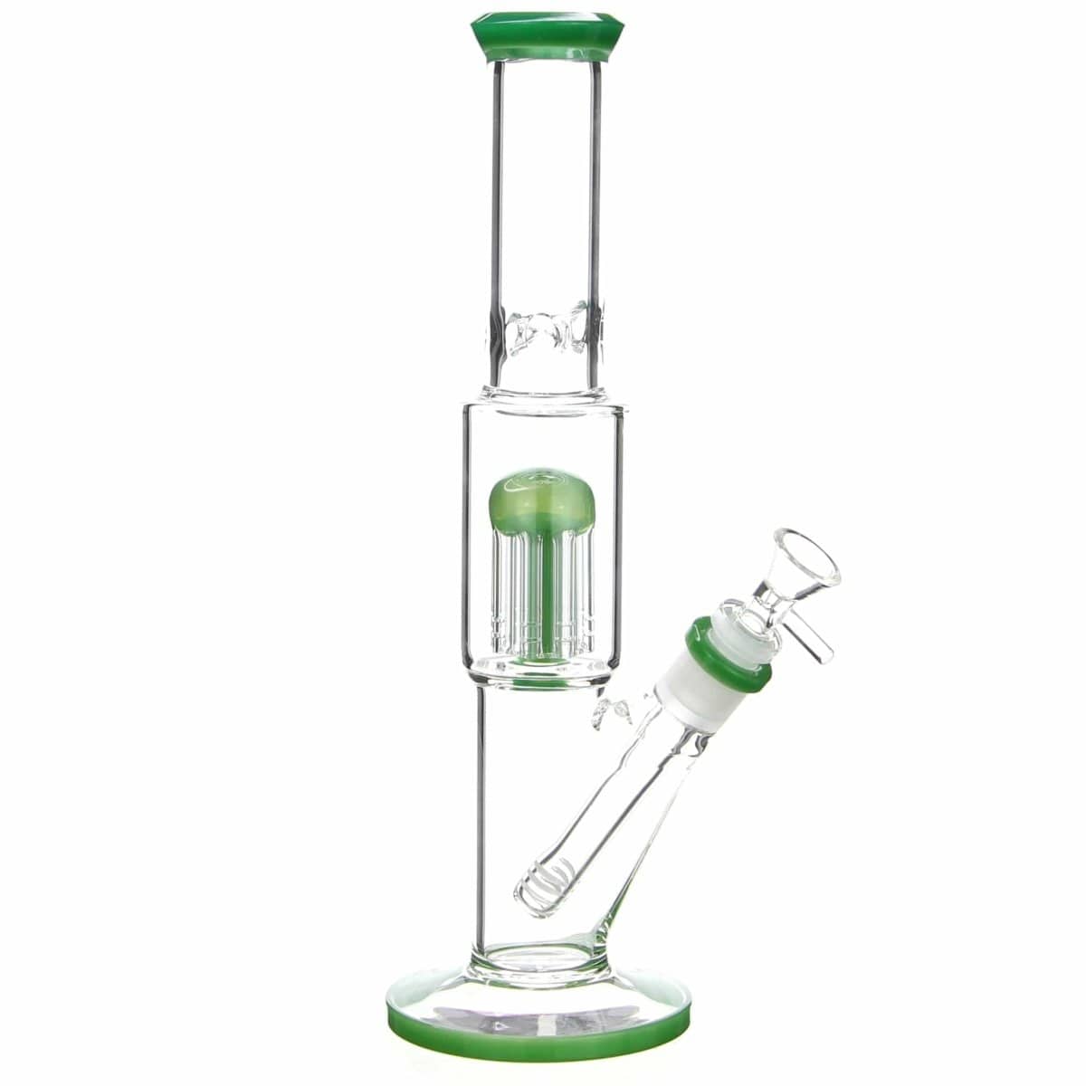 Benext Generation Glass Green Canned Jellyfish Straight Tube