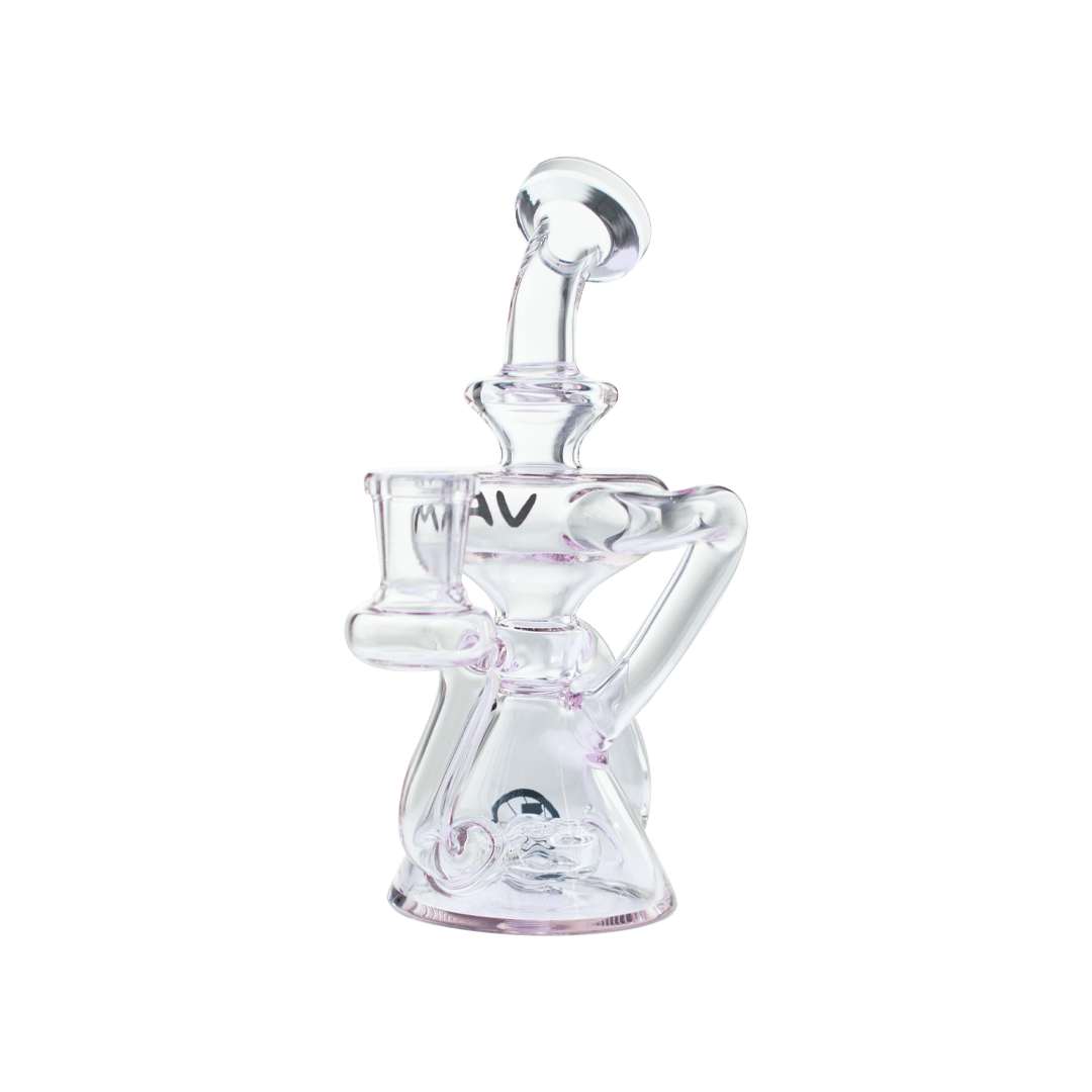 MAV Glass Dab Rig Purple Ventura Recycler