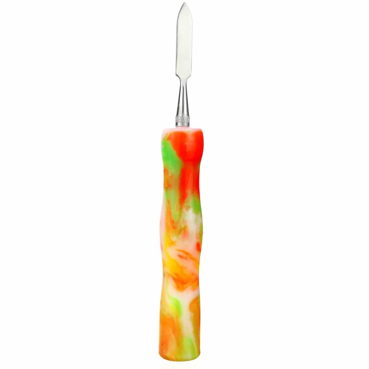 Galactic Crafts Accessory Design 2- Pointed White Crayon Swirl Resin Dab Tool
