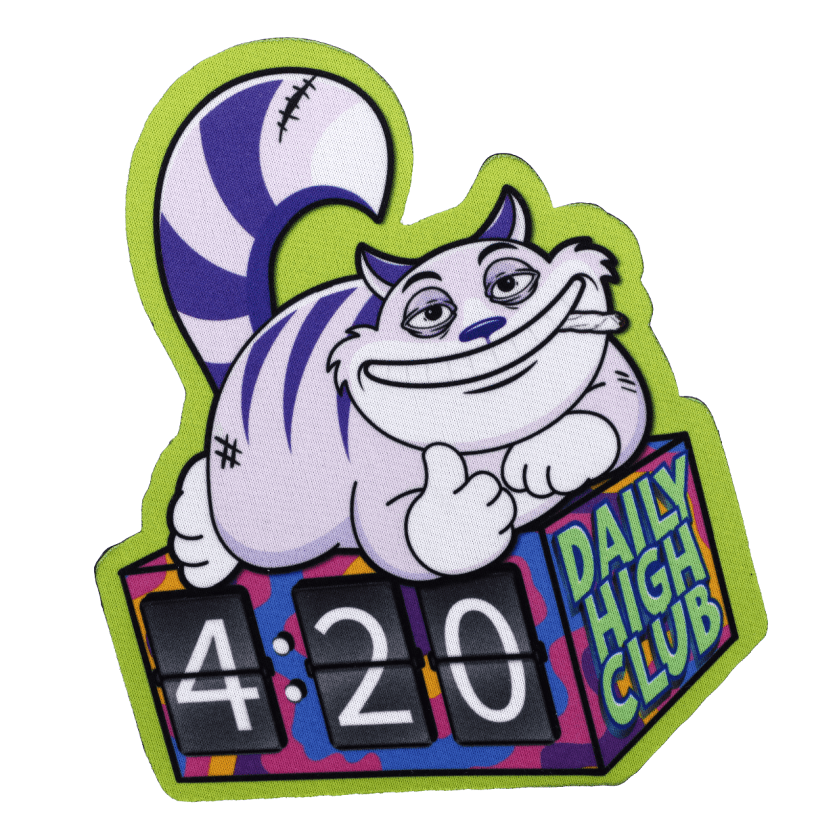 Daily High Club Dab Mat Cheshire Cat Dab Mat for April